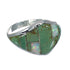 Silver Opal Turquosie Southwestern Ring Size 7-3/4 YX82605